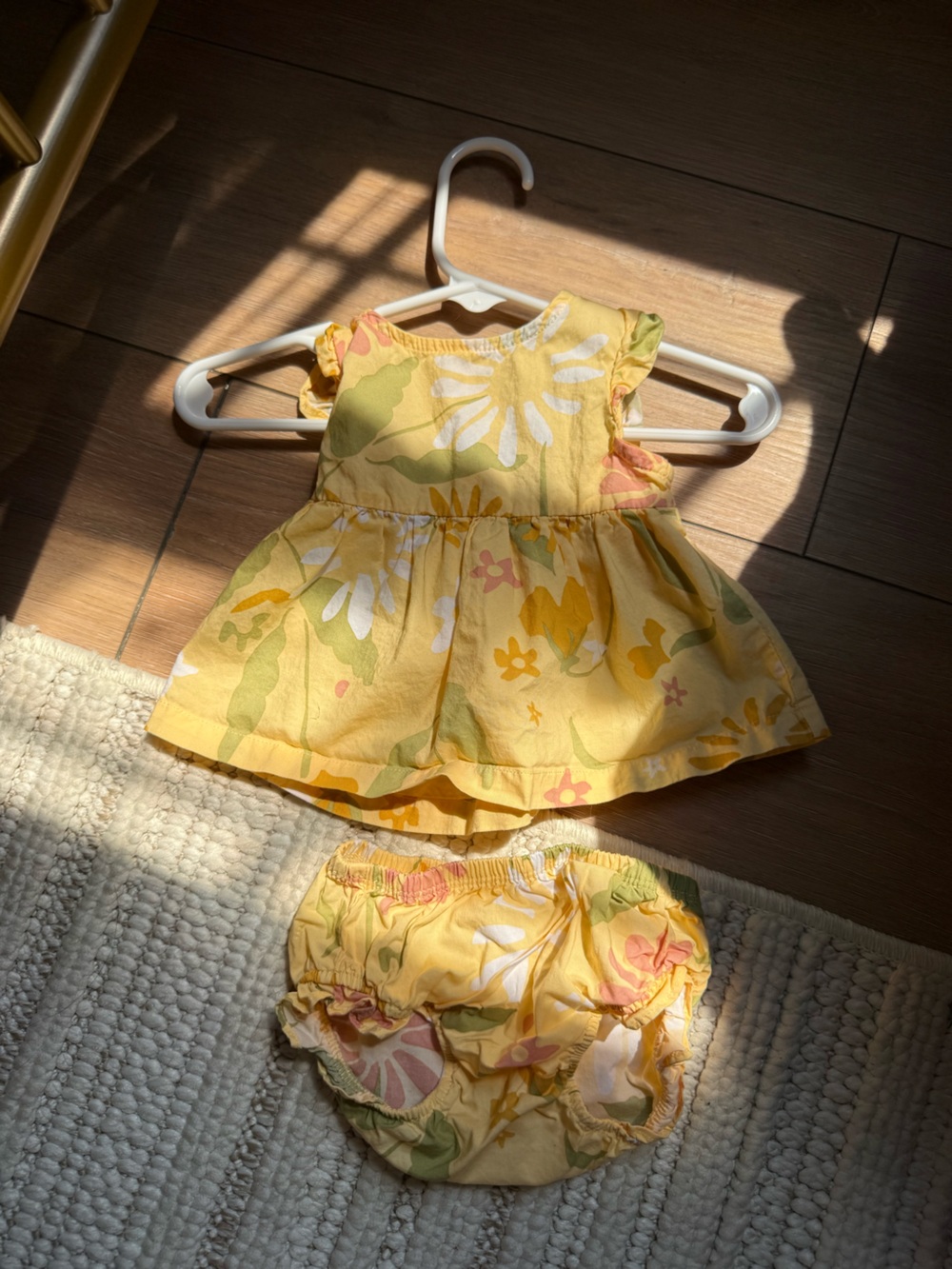 Carter's Yellow Floral Baby Matching Set